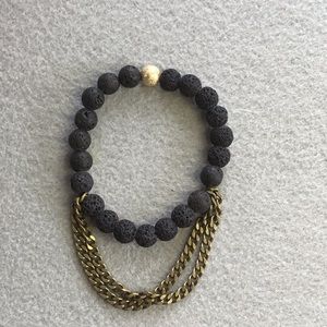 Black Lava Bracelet